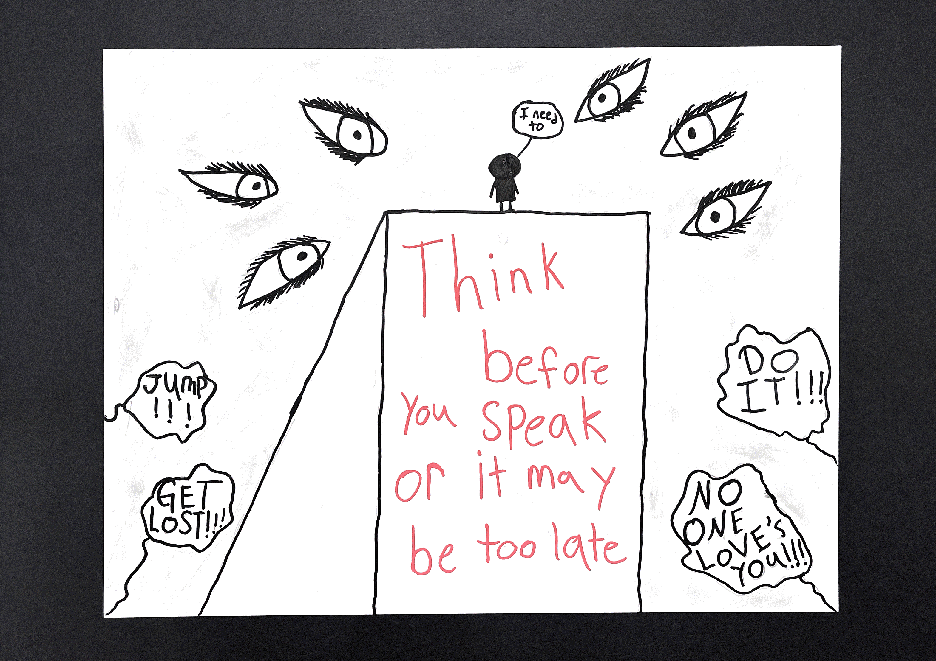 3rd Place: Breanne Ball, 6th Grade, “The Talk”