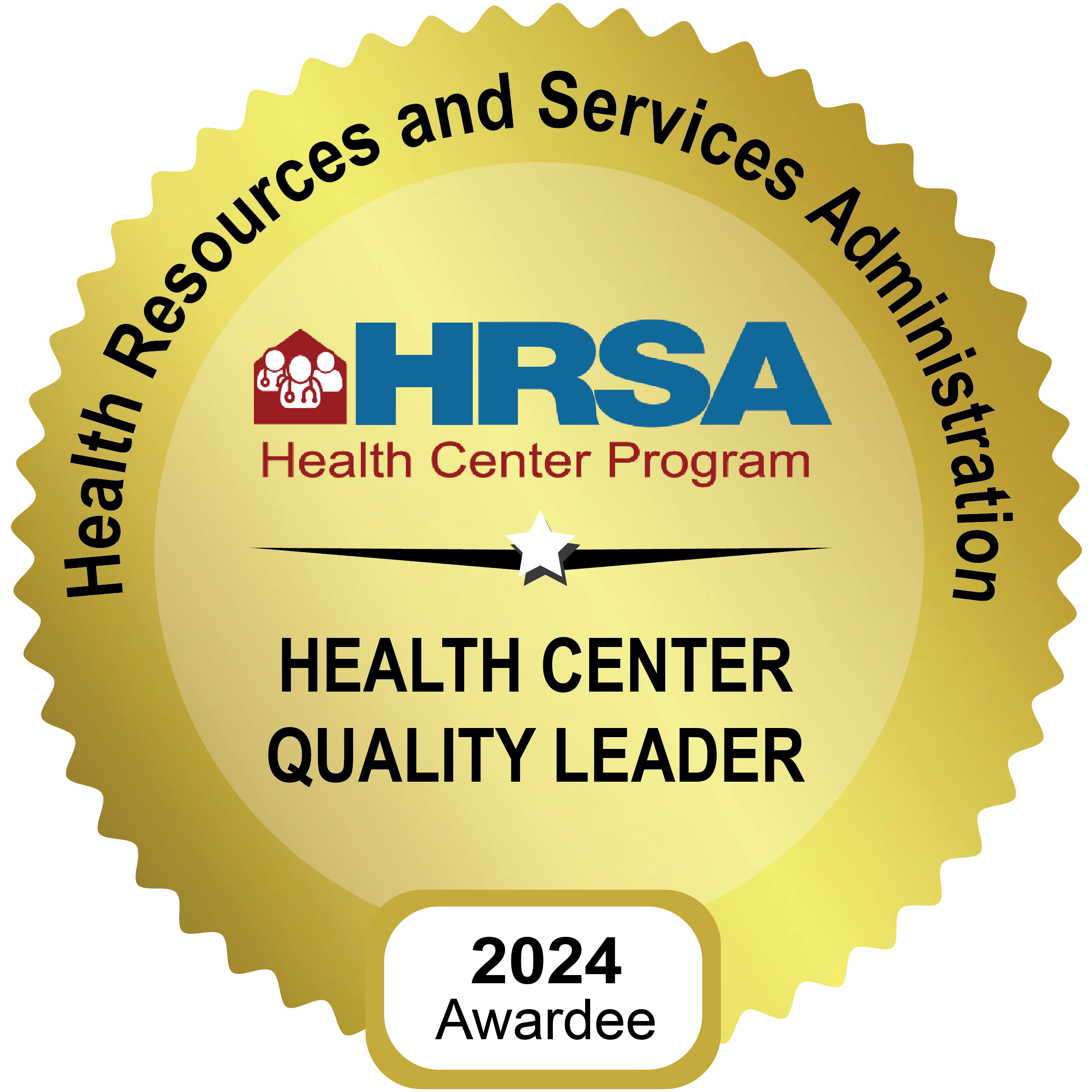 Health Center Quality Leader 2024 Awardee Badge